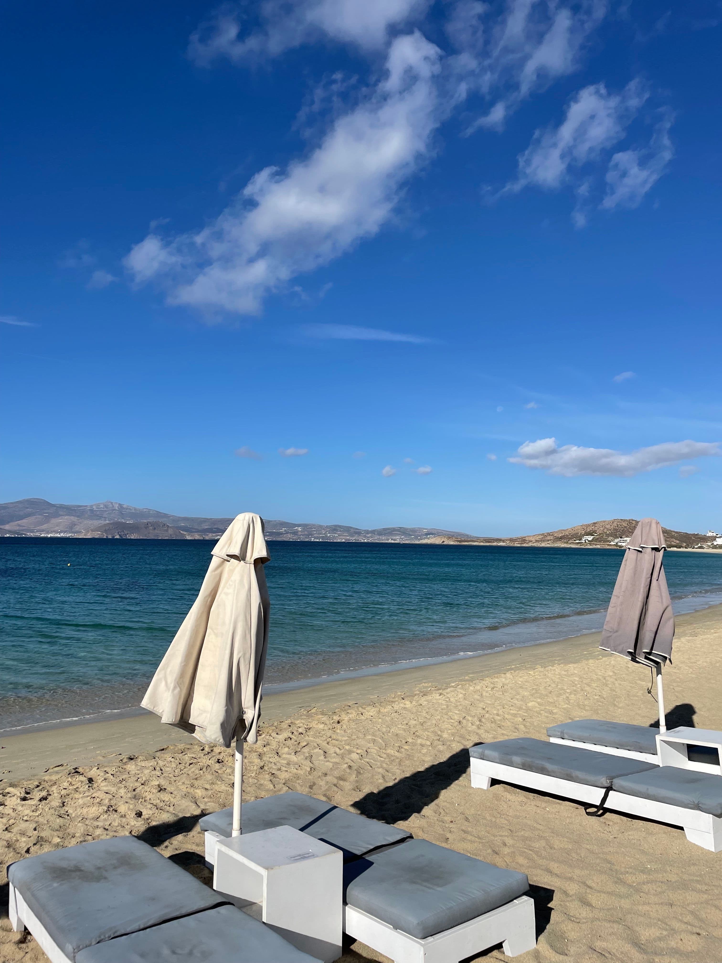 Image 1 of Morning at Agios Prokopios beach .