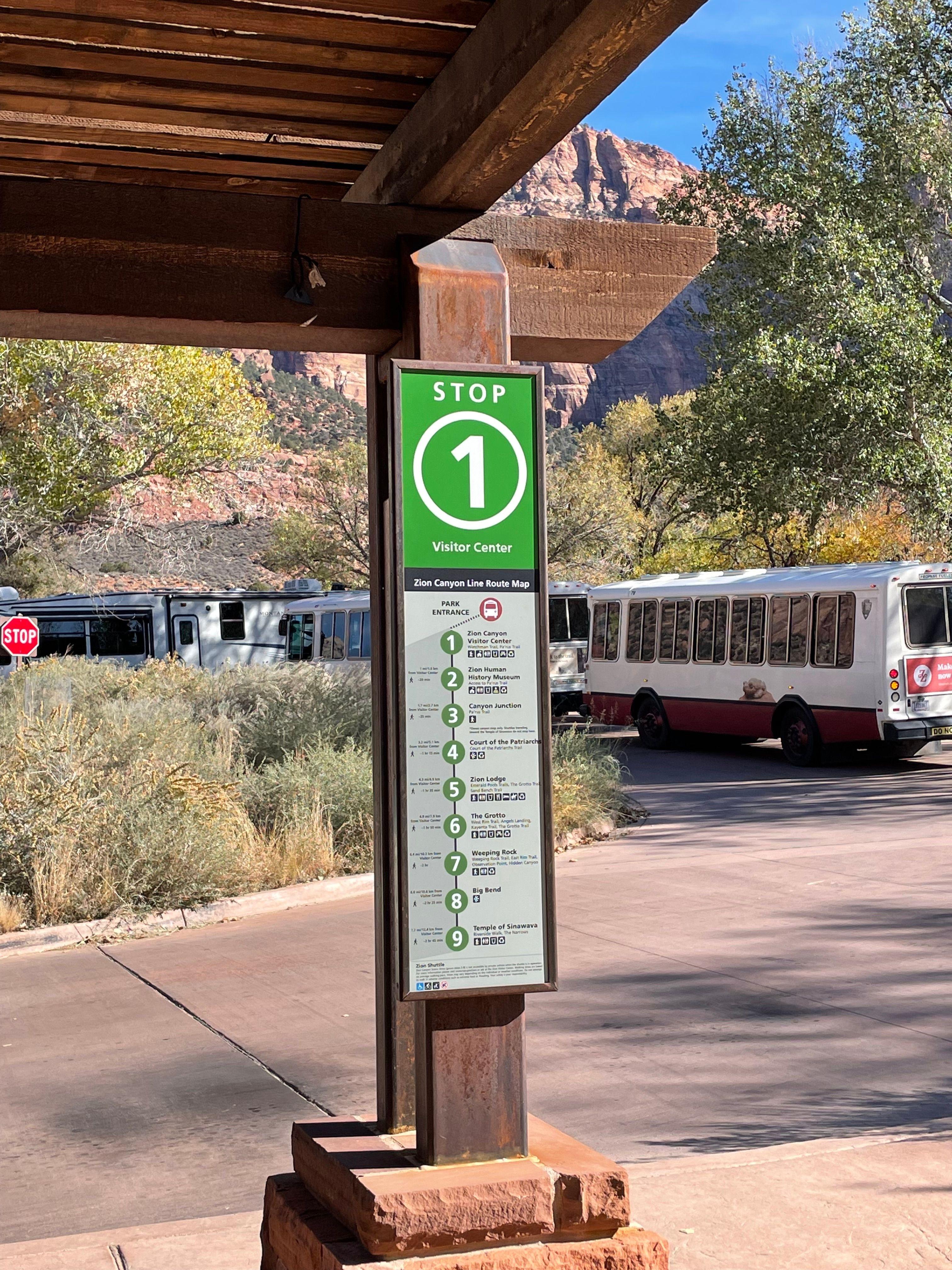 Image 1 of Catch the Zion Canyon Line Shuttle.