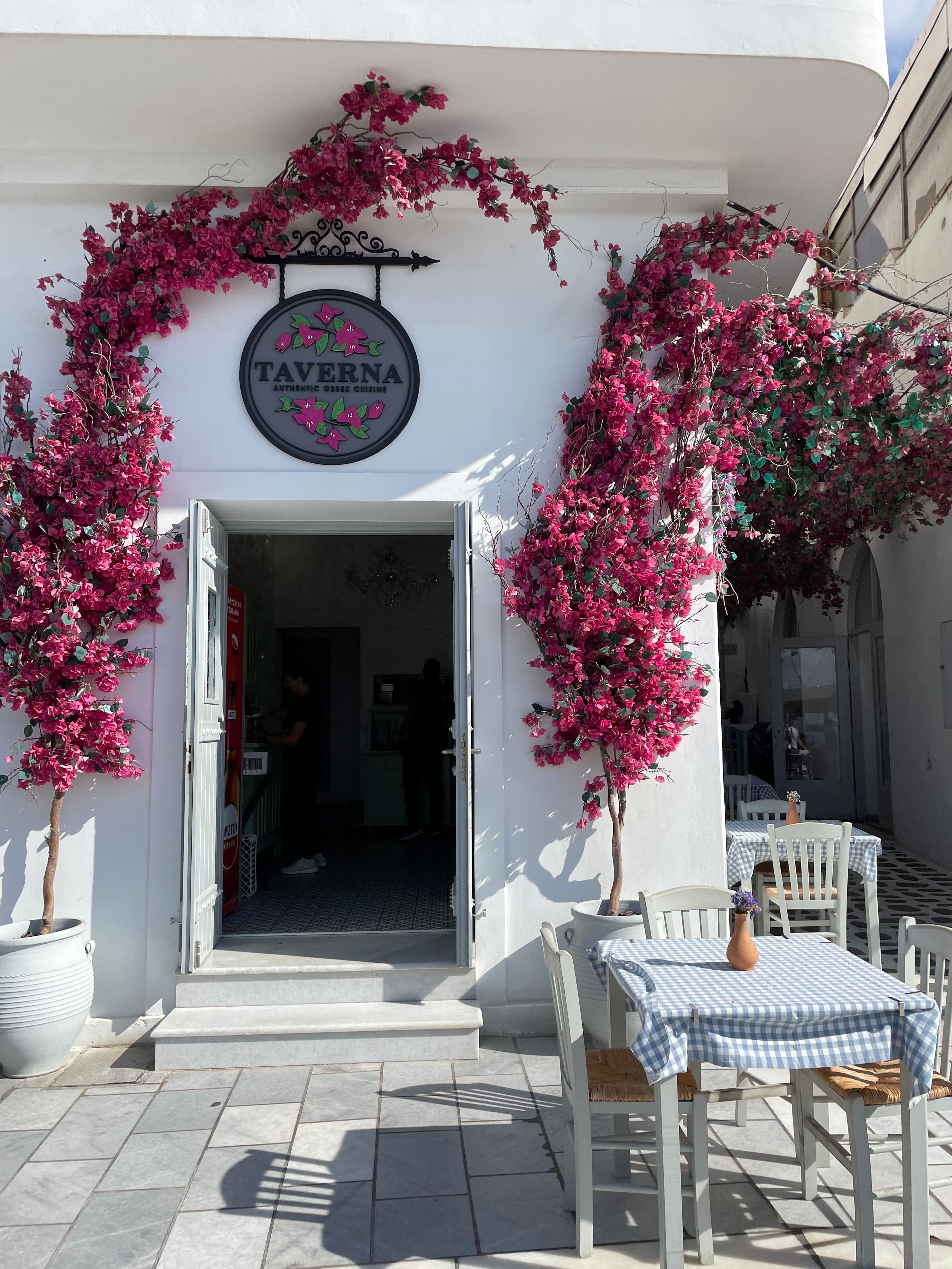 Image 1 of Dinner at Taverna Naxos .