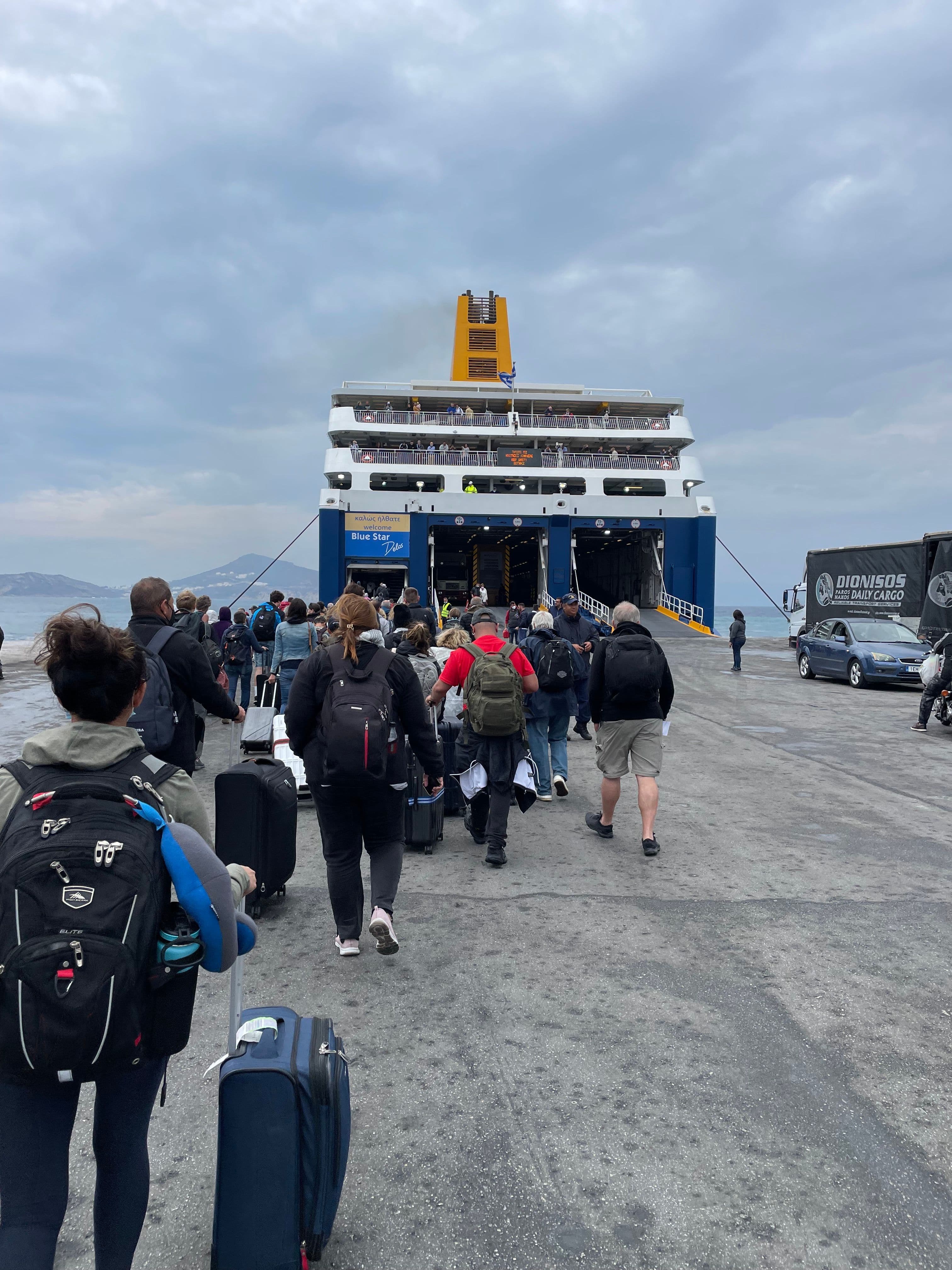 Image 1 of Ferry to Santorini.