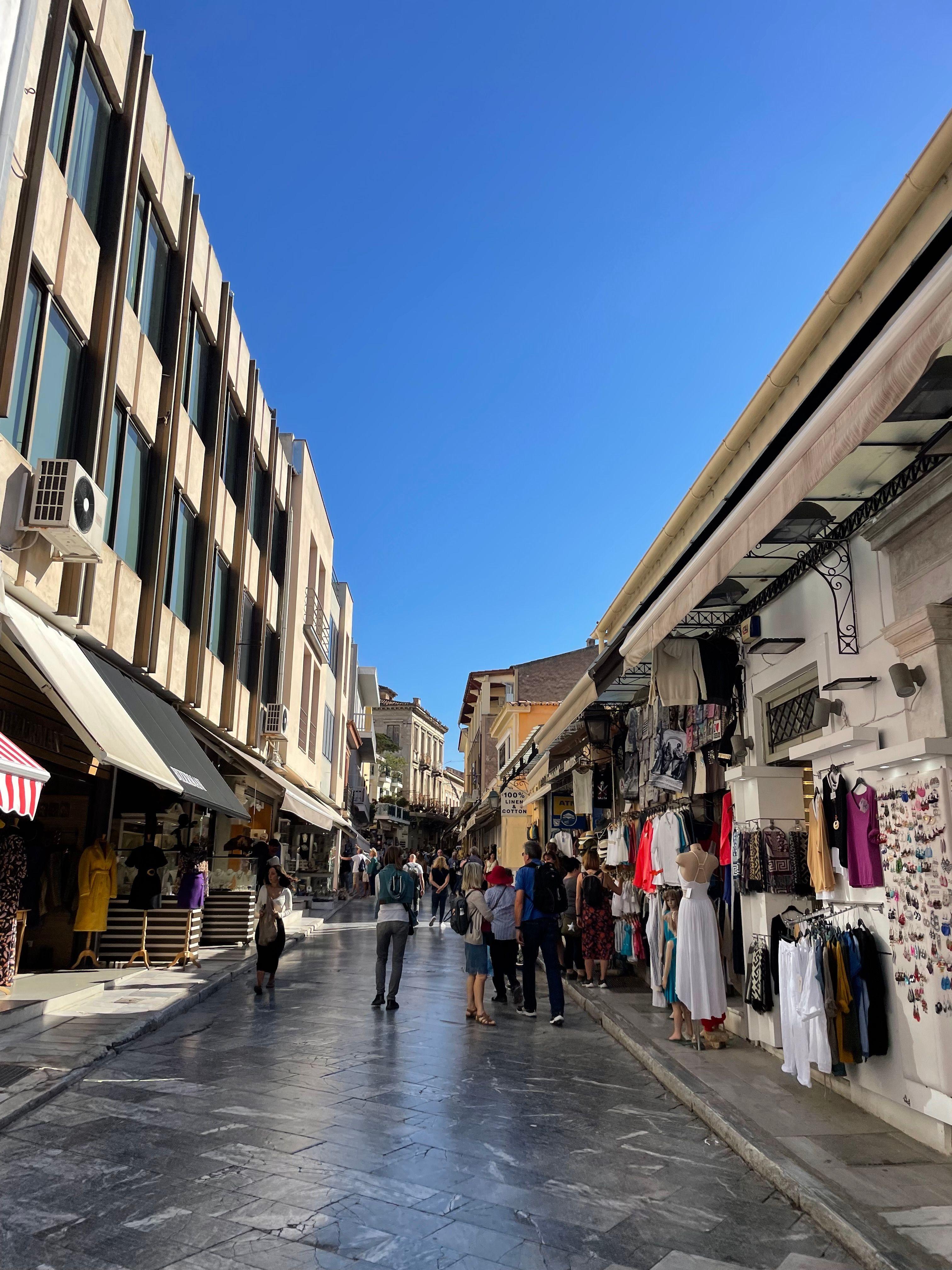 Image 1 of Stroll the streets of Athens .