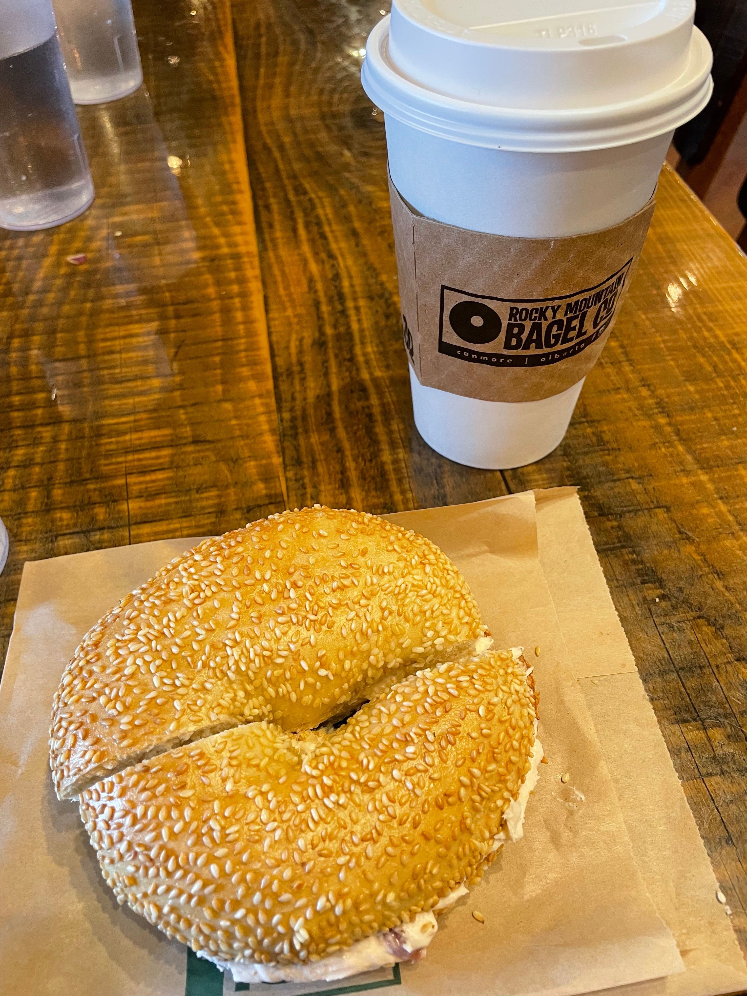 Image 1 of Breakfast: Rocky Mountain Bagel Company.